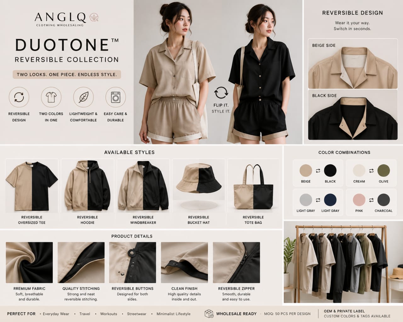 ANGLQ DuoTone™ Reversible Collection Business Package